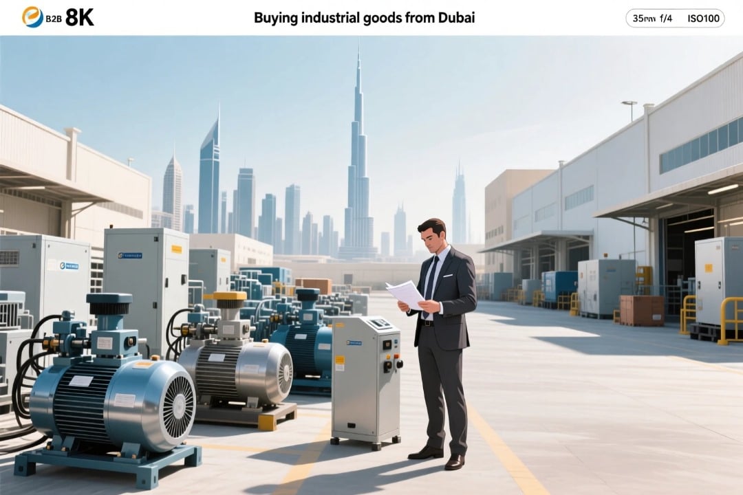 خرید کالای صنعتی از دبی | راهنمای کامل واردات تجهیزات سنگین