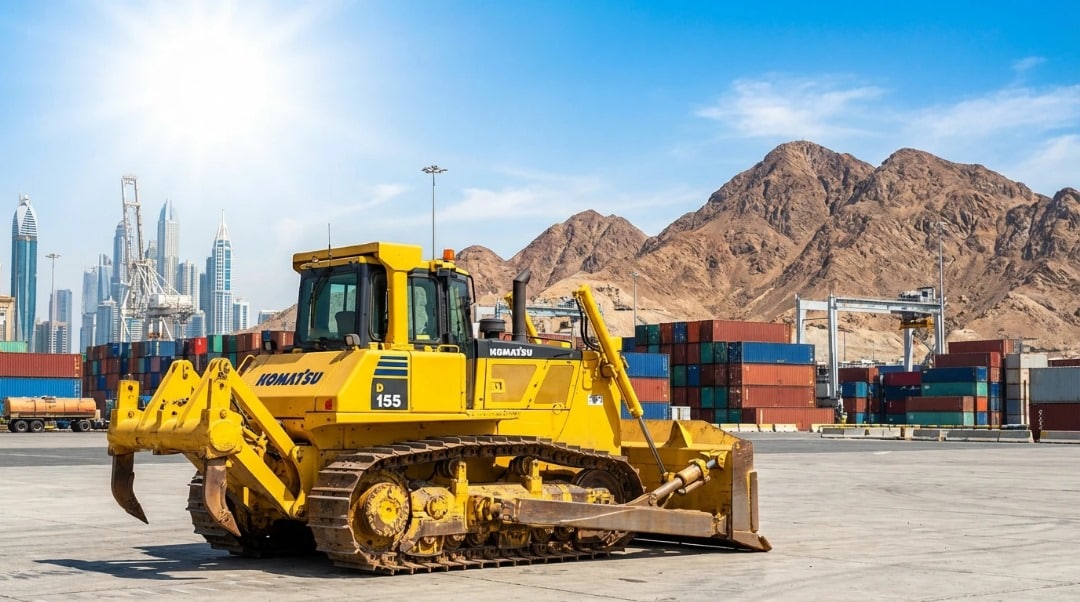بولدوزر کوماتسو D155؛ سمفونی قدرت و دوام در قلب کوهستان