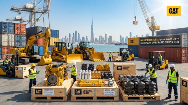 واردات قطعات یدکی کاترپیلار از دبی