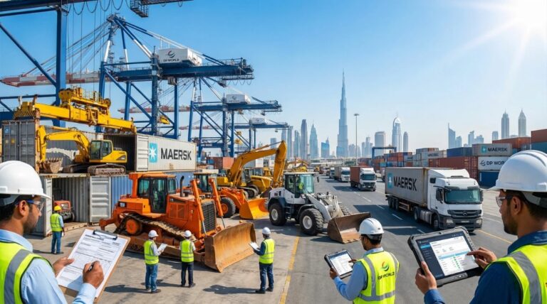 واردات ماشین آلات راهسازی از دبی