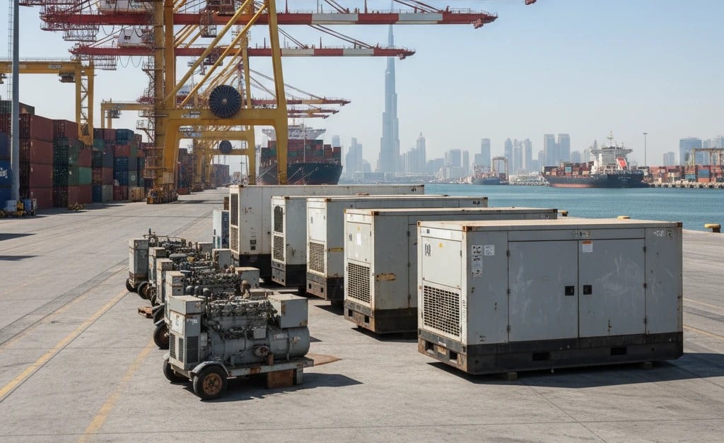 دیزل ژنراتور دست دوم تمیز در امارات ؛ راهنمای کشف الماس در میان آهن‌قراضه‌ها