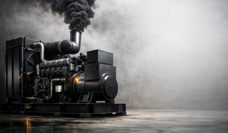 دود سیاه دیزل‌ژنراتور